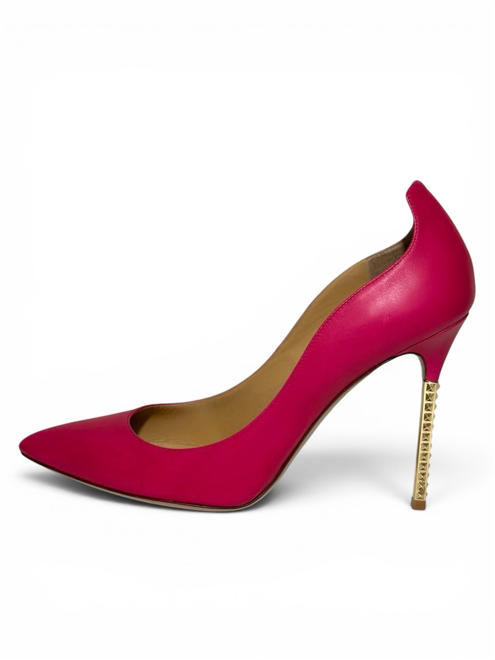 Valentino Garavani Extreme Rockstud Heel Pump Cyclamin Pink size 40 US 10 - Picture 6 of 16